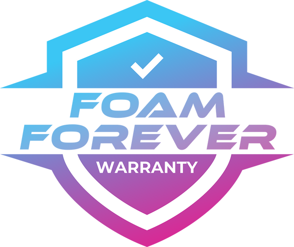 Foam Forever lifetime warranty